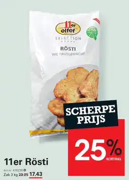 Sligro 11er Rösti aanbieding
