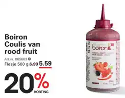 Sligro Boiron Coulis van rood fruit aanbieding