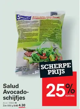 Sligro Salud Avocado Schijfjes aanbieding