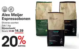 Sligro Alex Meijer Espressobonen aanbieding