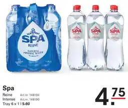 Sligro Spa aanbieding