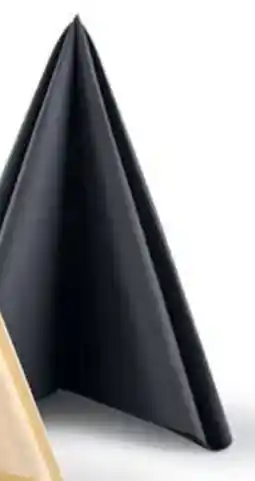 Sligro Take Dis Airlaid Luxe Servetten Zwart aanbieding