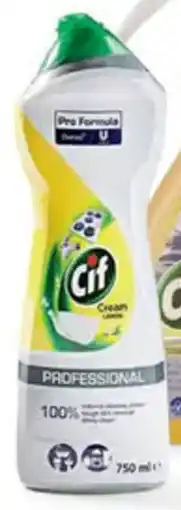 Sligro Cif Professional Reinigingsmiddelen Cream aanbieding