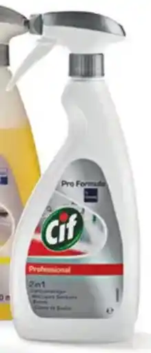 Sligro Cif Professional Reinigingsmiddelen Roestvrijstaal aanbieding