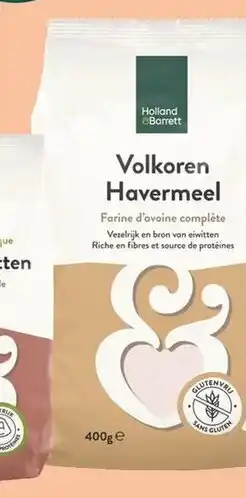 Holland & Barrett Volkoren Havermeel aanbieding