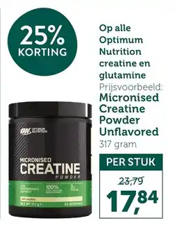 Holland & Barrett Op alle Optimum Nutrition Creatine en Glutamine aanbieding
