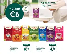 Holland & Barrett Op alles van Yogi Tea aanbieding