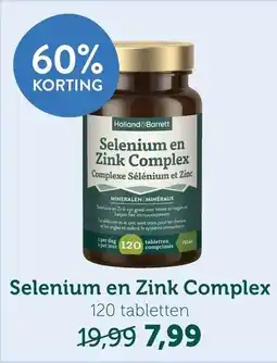 Holland & Barrett Selenium en Zink Complex aanbieding