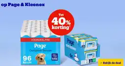 Bol.com op Page & Kleenex aanbieding