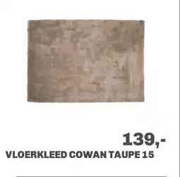 Trendhopper Vloerkleed Cowan Taupe 15 aanbieding