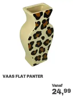 Trendhopper Vaas flat panter aanbieding