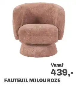 Trendhopper Fauteuil milou roze aanbieding