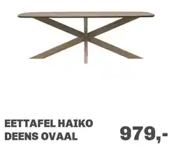 Trendhopper Eettafel haiko deens ovaal aanbieding