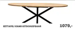 Trendhopper Eettafel viano uitschuifbaar aanbieding