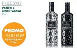 Prik en Tik Three Sixty Vodka / Black Vodka aanbieding