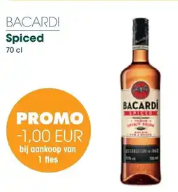 Prik en Tik Bacardi Spiced aanbieding