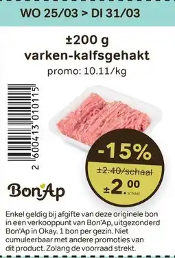 Bon Ap Varken Kalfsgehakt aanbieding