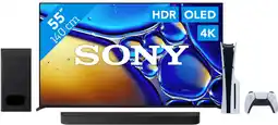Coolblue Sony 55 Bravia 8 II 4K QD-OLED + Sony Bravia Theatre Bar 6 Noir + PlayStation 5 aanbieding