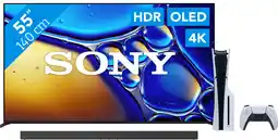 Coolblue Sony 55 Bravia 8 II 4K QD-OLED + Sony Bravia Theatre Bar 9 Noir + PlayStation 5 aanbieding