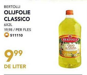 Bidfood Bertolli Olijfolie Classico aanbieding