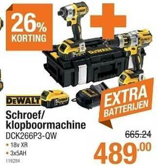 Schroef Klopboormachine
