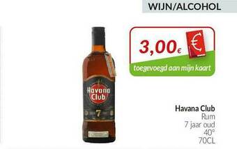 Intermarché Havana Club Rum aanbieding