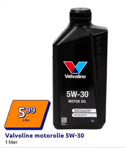 Action Valvoline motorolie 5W-30 aanbieding