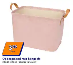 Action Opbergmand met hengsels aanbieding