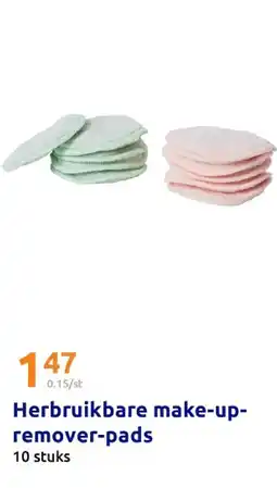 Action Herbruikbare make-upremover-pads aanbieding