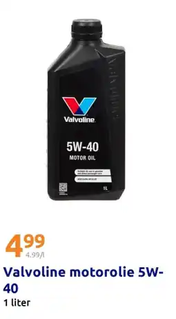Action Valvoline motorolie 5W40 aanbieding