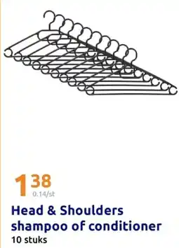 Action Head & Shoulders Shampoo of Conditioner aanbieding