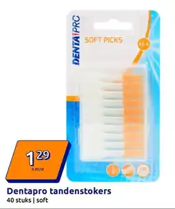 Action Dentapro Tandenstokers aanbieding