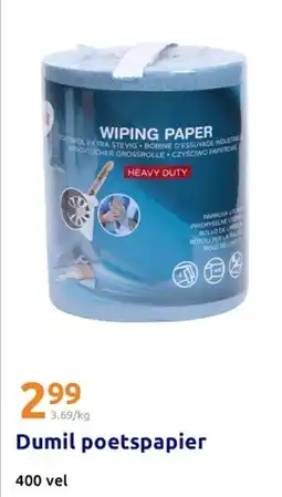 Action Dumil Poetspapier aanbieding
