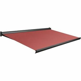 Brico Domasol zonnetent elektrisch ’Factor 10-A’ rood 400 x 250 cm aanbieding