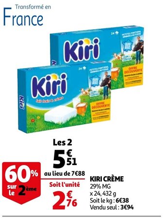 Auchan Kiri Creme 432g aanbieding