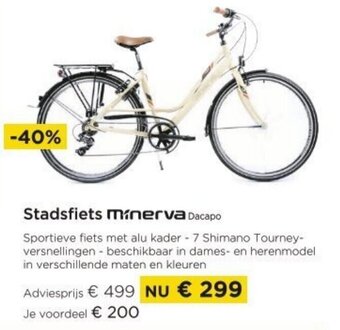 Molecule Stadsfiets Minerva Dacapo aanbieding