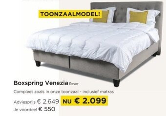 Molecule Boxspring Venezia aanbieding