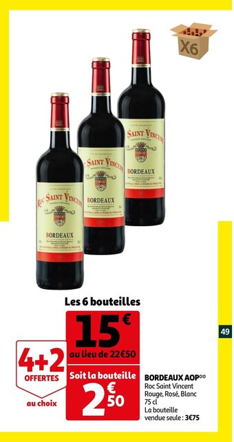 Auchan Bordeaux AOP aanbieding