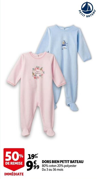 Auchan Dors Bien Petit Bateau aanbieding