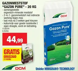 Hubo Gazonmeststof Gazon Pure aanbieding