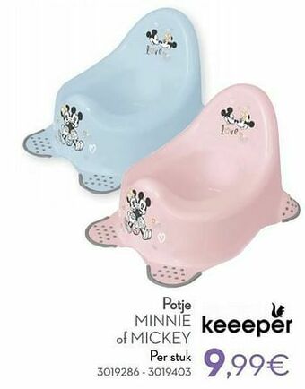 Cora Potje minnie of mickey aanbieding