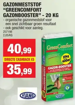 Hubo Viano Gazonmeststof Greencomfort Gazonbooster aanbieding