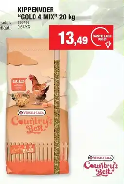 Hubo Kippenvoer Gold 4 Pellet aanbieding