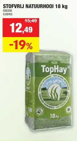 Hubo Stofvrij Natuurhooi aanbieding