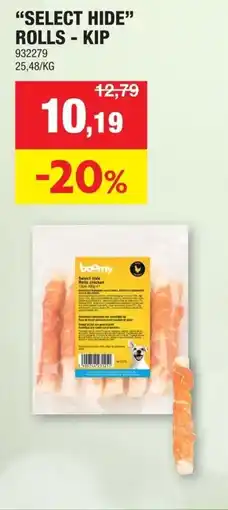 Hubo Select Hide Rolls Kip aanbieding