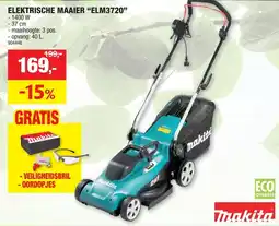 Hubo Makita Elektrische Maaier ELM3720 aanbieding