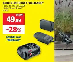 Hubo Accu Atarterset Alliance aanbieding