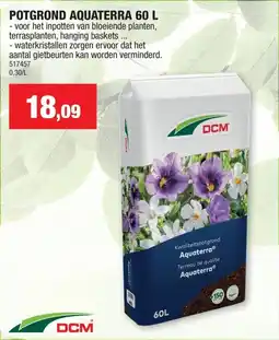 Hubo DCM Potgrond aquaterra aanbieding