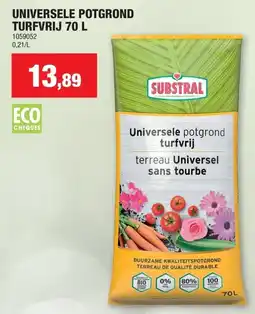 Hubo Universele Potgrond Turfvrij aanbieding