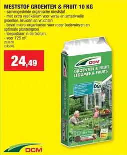 Hubo Meststof Groenten & Fruit aanbieding